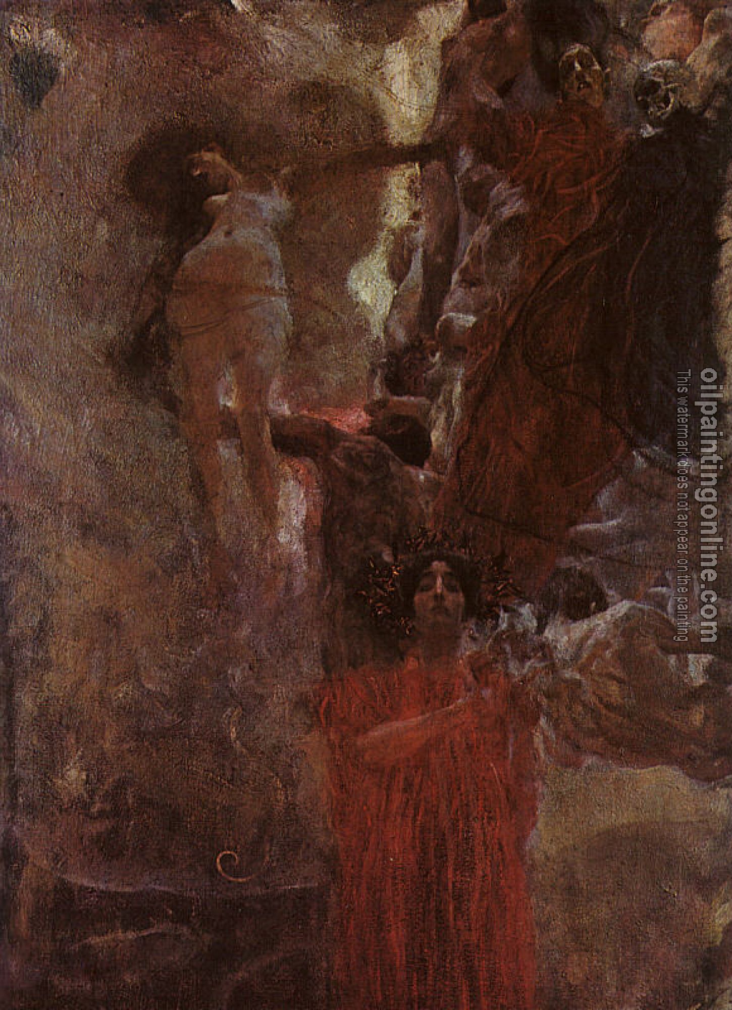 Klimt, Gustav - Oil On Canvas